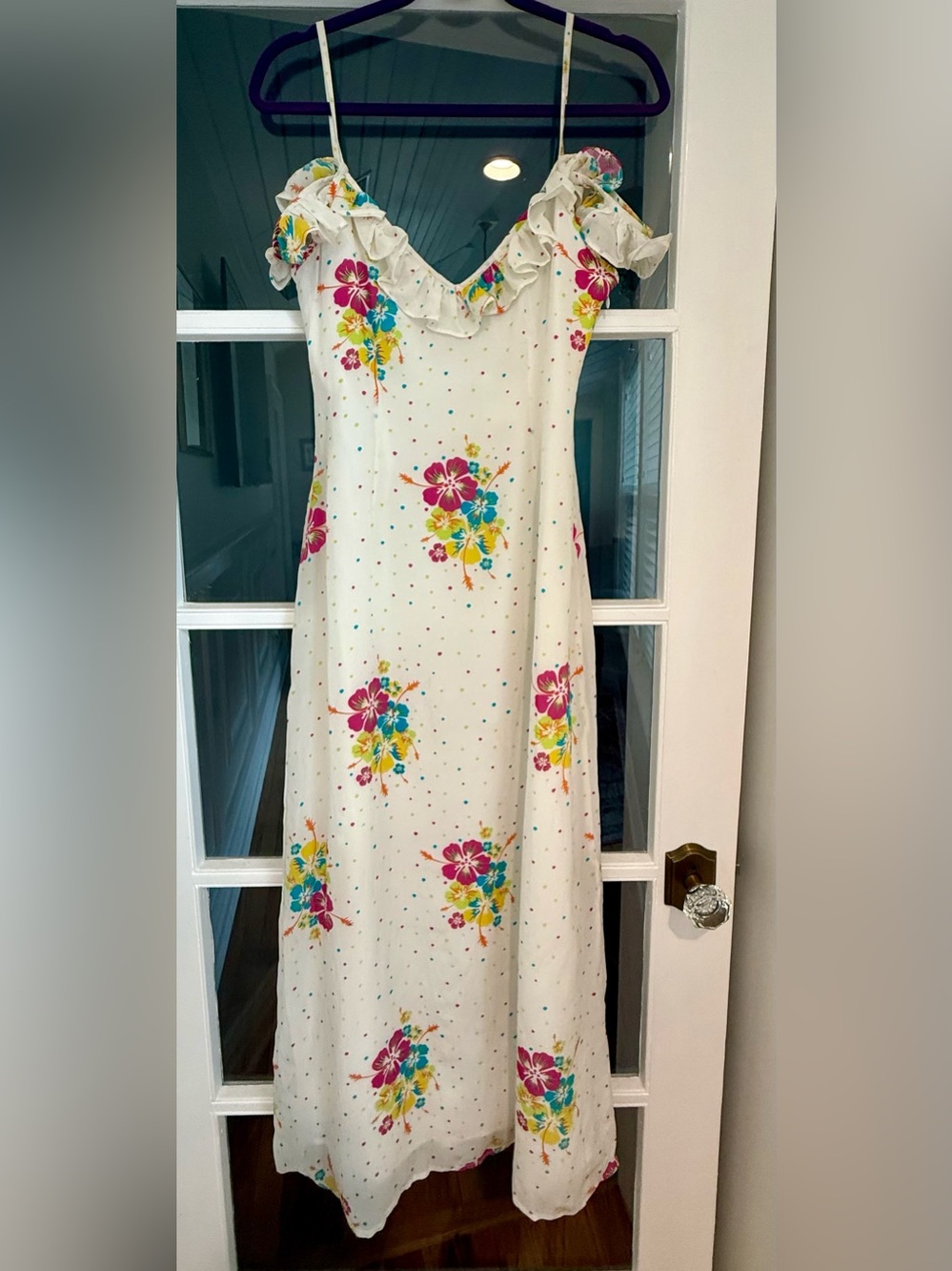 All Things Mochi Joy Maxi Slip Dress NWT size small